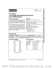 74LVTH543MTCX datasheet pdf Fairchild Semiconductor