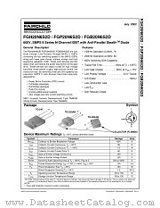 FGB20N6S2DT datasheet pdf Fairchild Semiconductor