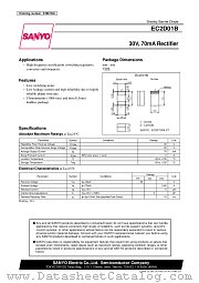 EC2D01B datasheet pdf SANYO