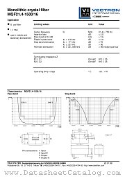 MQF21.4-1500/16 datasheet pdf Vectron