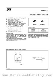 74V1T32 datasheet pdf ST Microelectronics