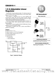 CS52015-1GDP3 datasheet pdf ON Semiconductor