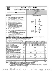 UF1M datasheet pdf Taiwan Semiconductor