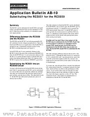 RC5051M datasheet pdf Fairchild Semiconductor