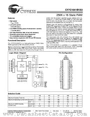 CY7C1041BV33-12VC datasheet pdf Cypress
