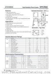 KPC4N33 datasheet pdf Cosmo Electronics