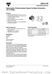 CNY117F-4 datasheet pdf Vishay