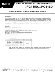 UPC1100GS-T1 datasheet pdf NEC