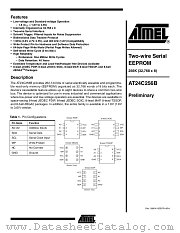 AT24C256B datasheet pdf Atmel