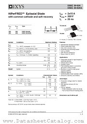 DSEC29-02A datasheet pdf IXYS