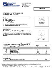 MS2322 datasheet pdf Advanced Power Technology