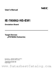 IE-780862-NS-EM1 datasheet pdf NEC