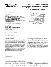 AD5445BRU-U1 datasheet pdf Analog Devices