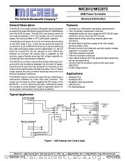MIC2012 datasheet pdf Micrel Semiconductor