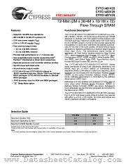 CY7C1487V25 datasheet pdf Cypress