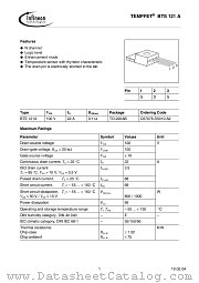 BTS 121A SMD datasheet pdf Infineon
