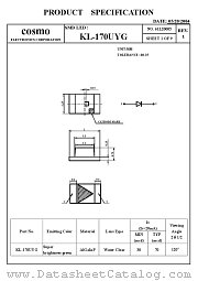 KL170UYG datasheet pdf Cosmo Electronics