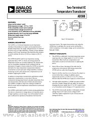 5962-8757101XA datasheet pdf Analog Devices