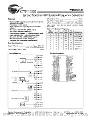 W48C101-01 datasheet pdf Cypress