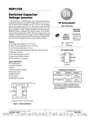 NCP1729SN35T1 datasheet pdf ON Semiconductor