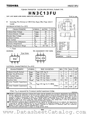 HN3C13FU datasheet pdf TOSHIBA