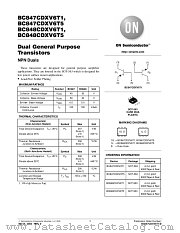 BC847CDXV6T1 datasheet pdf ON Semiconductor
