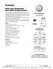 NLAS4685FCT1 datasheet pdf ON Semiconductor