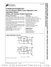 LP38692SDX-ADJ datasheet pdf National Semiconductor