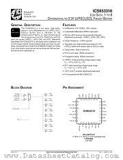 ICS853310 datasheet pdf Texas Instruments