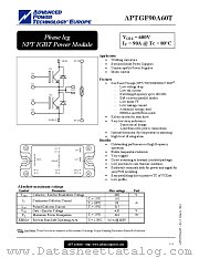APTGF90A60T datasheet pdf Advanced Power Technology