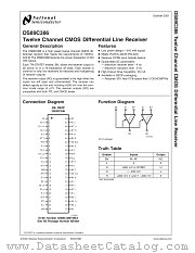 DS89C386TMEAX datasheet pdf National Semiconductor