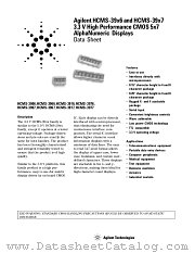 HCMS-3917 datasheet pdf Agilent (Hewlett-Packard)