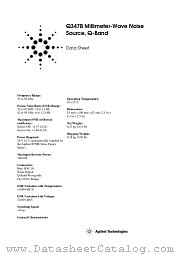 Q347B datasheet pdf Agilent (Hewlett-Packard)