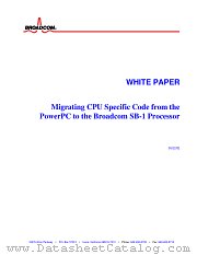 BCM112X datasheet pdf Broadcom