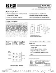 NBB-312 datasheet pdf RF Micro Devices