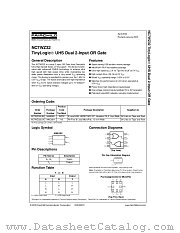 NC7WZ32K8X datasheet pdf Fairchild Semiconductor
