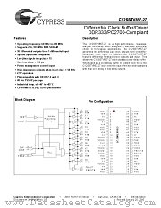 CY2SSTV857ZI-27 datasheet pdf Cypress