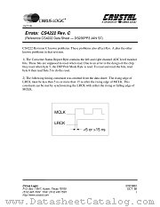 CS4222 datasheet pdf Cirrus Logic
