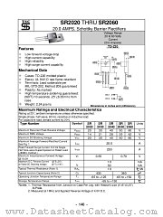 SR2050 datasheet pdf Taiwan Semiconductor