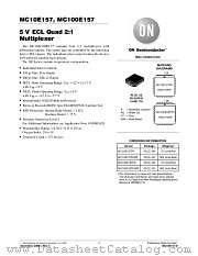 MC10E157FN datasheet pdf ON Semiconductor