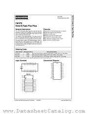 74F273SJX datasheet pdf Fairchild Semiconductor