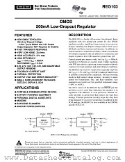 REG103GA-2.7 datasheet pdf Texas Instruments