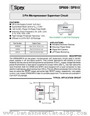 SP810EK-4.4 datasheet pdf Sipex Corporation