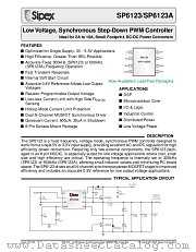 SP6123CN-L datasheet pdf Sipex Corporation
