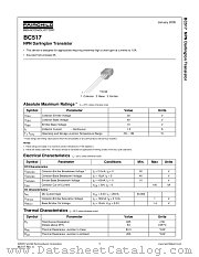 BC517_D27Z datasheet pdf Fairchild Semiconductor