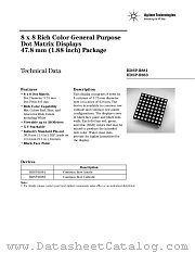 HDSP-R881 datasheet pdf Agilent (Hewlett-Packard)