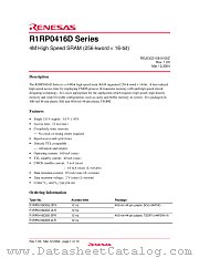 R1RP0416DGE-2PR datasheet pdf Renesas