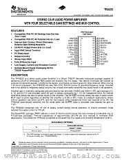 TPA0222PWPR datasheet pdf Texas Instruments