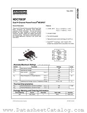 NDC7003P_Q datasheet pdf Fairchild Semiconductor