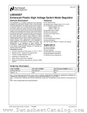 V62/04632-01 datasheet pdf National Semiconductor